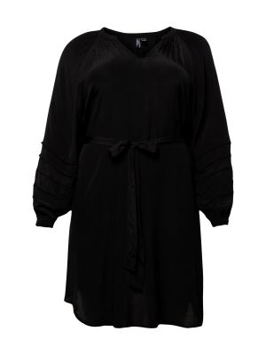 Priliehavé košeľové šaty Vero Moda Curve čierna