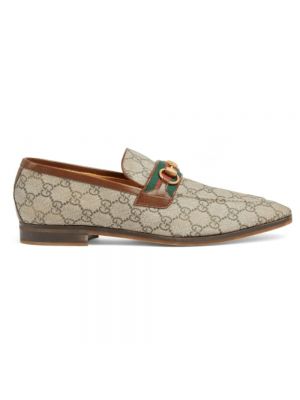 Beżowe loafers Gucci