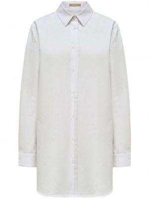 Chemise en coton avec manches longues 12 Storeez blanc