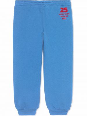 Kalhoty Gucci Kids, modrá