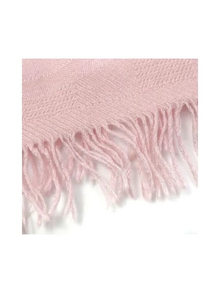 Bufanda de cachemir con estampado de cachemira Hermès Vintage rosa