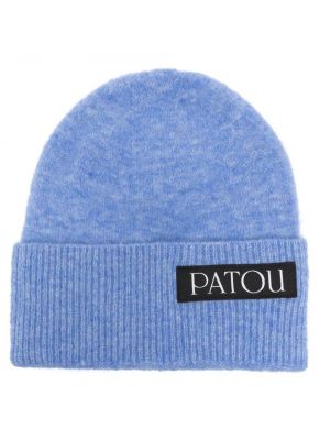 Vlnená čiapka Patou modrá