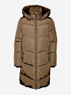 Prošívaný zimní kabát Vero Moda béžový