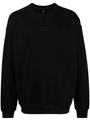 Sweatshirt mit stickerei aus baumwoll Alpha Tauri schwarz