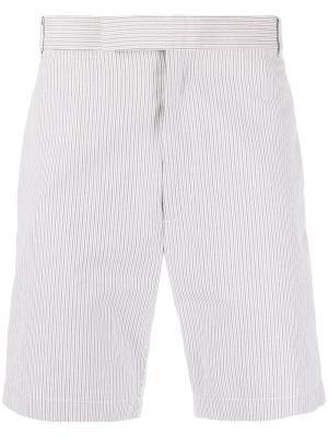 Prugaste kratke hlače Thom Browne siva
