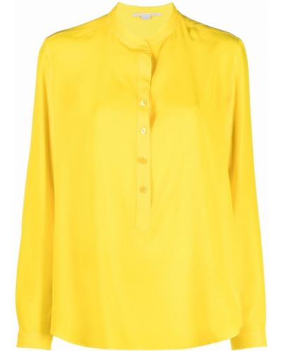 Camisa de seda Stella Mccartney amarillo