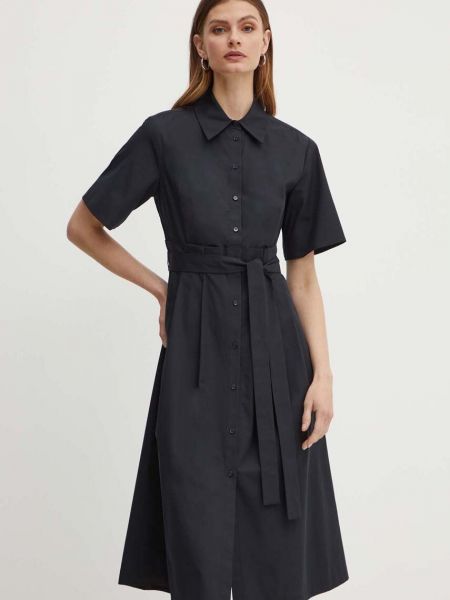Pamučna mini haljina Max&co crna