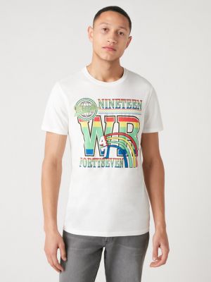 T-shirt Wrangler weiß