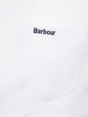Bavlnené tričko s vreckami Barbour