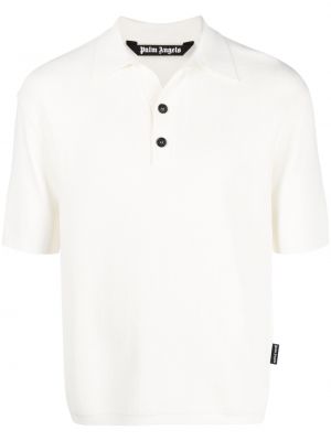 Poloshirt Palm Angels hvid