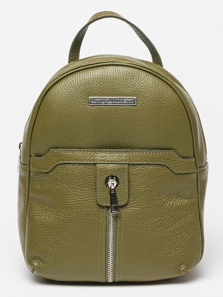 Кожаный рюкзак Antonia Moretti зеленый