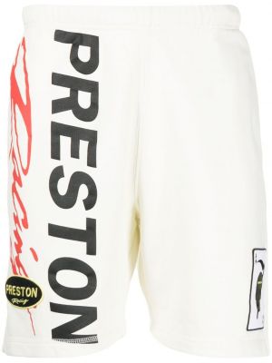 Shorts mit print Heron Preston weiß