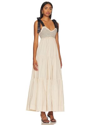 Robe longue Free People blanc