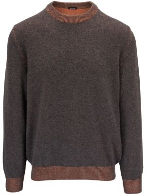 Pull en cachemire col rond Kiton gris