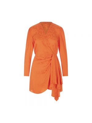 Sukienka mini Msgm pomarańczowa