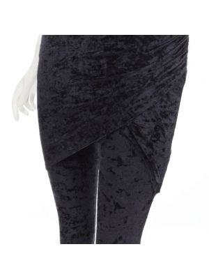Pantalones de terciopelo‏‏‎ Balenciaga Vintage negro