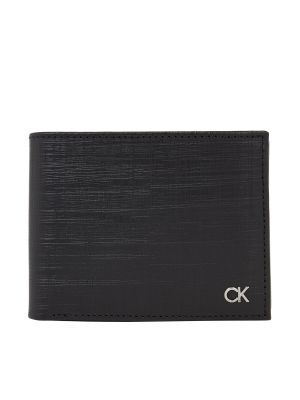 Denarnica s karirastim vzorcem Calvin Klein črna