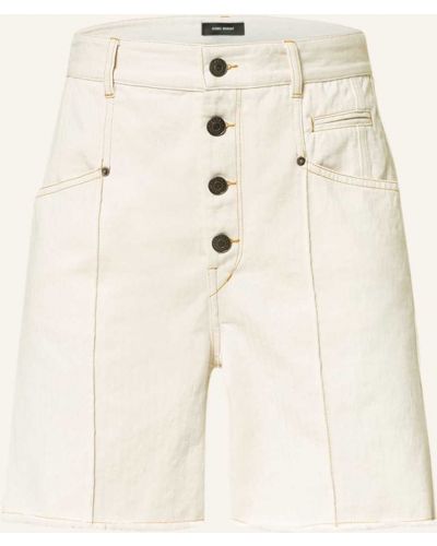 Szorty jeansowe z frędzli Isabel Marant