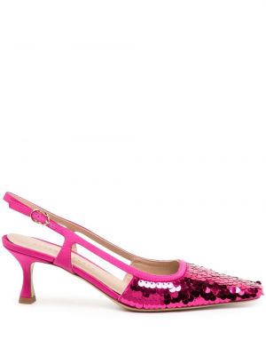 Полуотворени обувки с отворена пета Roberto Festa розово