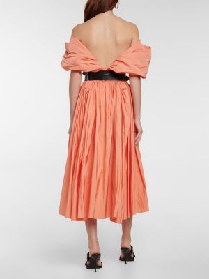 Midi ruha Alexander Mcqueen narancsszínű