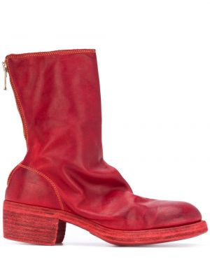 Kotníkové boty Guidi červené