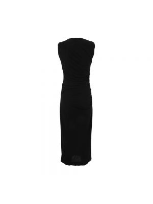 Sukienka długa Dsquared2 czarna