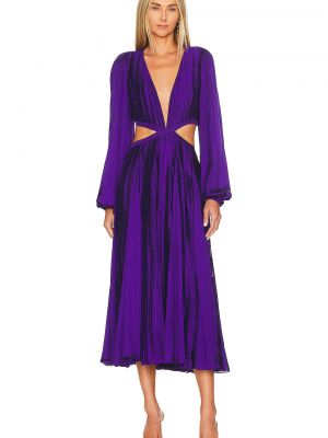 Платье миди с длинным рукавом Rococo Sand фиолетовое