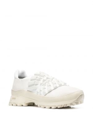 Sneakersy z przetarciami chunky 424 białe