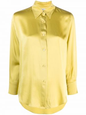 Koszula z jedwabiu Yves Saint Laurent Pre-owned, żółty