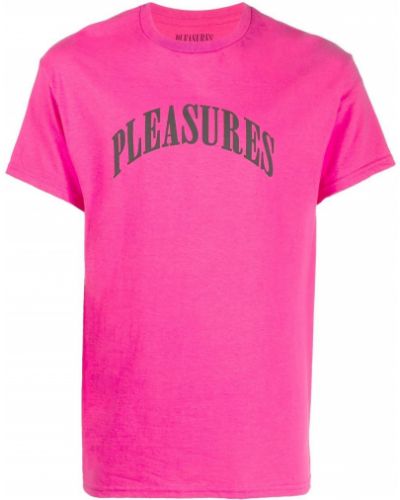 Rund hals t-skjorte Pleasures rosa