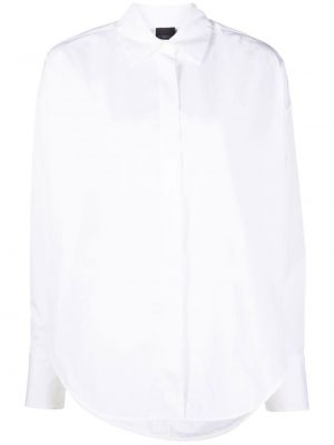 Oversize памучна риза Lorena Antoniazzi бяло