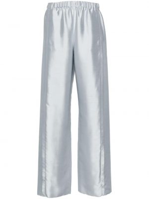 Plisované hedvábné kalhoty Giorgio Armani