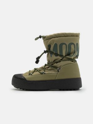 Армейские ботинки Moon Boot зеленые