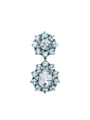 Ohrring mit kristallen Roxanne Assoulin blau