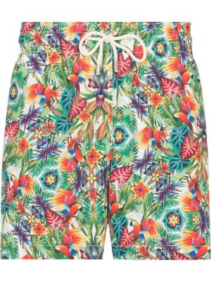 Shorts mit print mit tropischem muster Arrels Barcelona grün