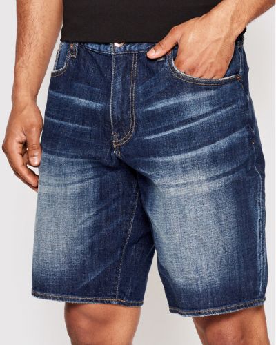 Shorts en jean slim Armani Exchange bleu