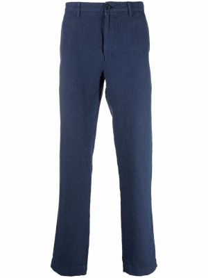 Pantaloni dritti 120% Lino blu