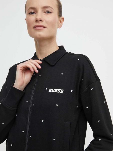Bluza rozpinana Guess czarna