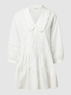 Rozkloszowana sukienka Edited biała