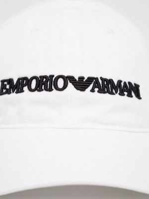 Шапка Emporio Armani белая