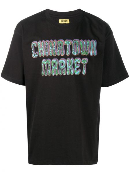 T-shirt bawełniana z printem Chinatown Market