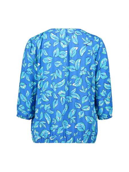 Bluse mit print mit animal print Betty Barclay blau