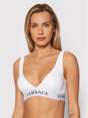Σουτιέν χωρίς επένδυση Versace λευκό