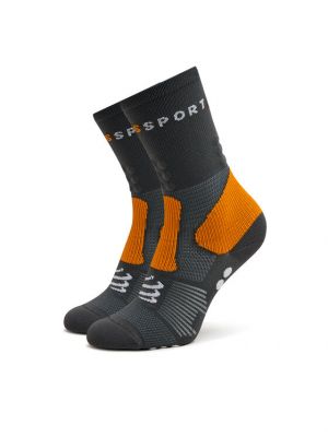Ponožky Compressport sivá