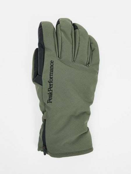 Zielone rękawiczki Peak Performance