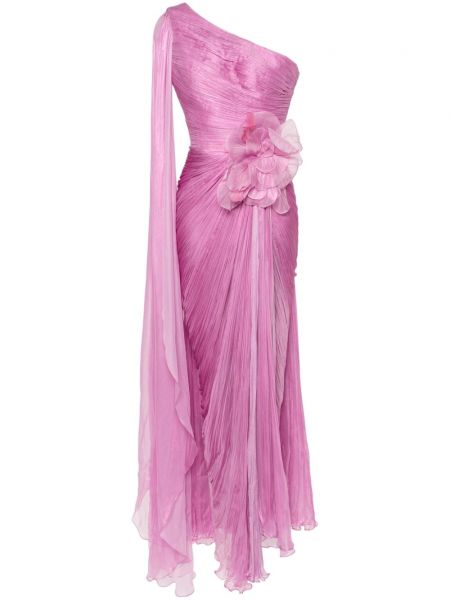 Obleka z eno ramo Iris Von Arnim vijolična