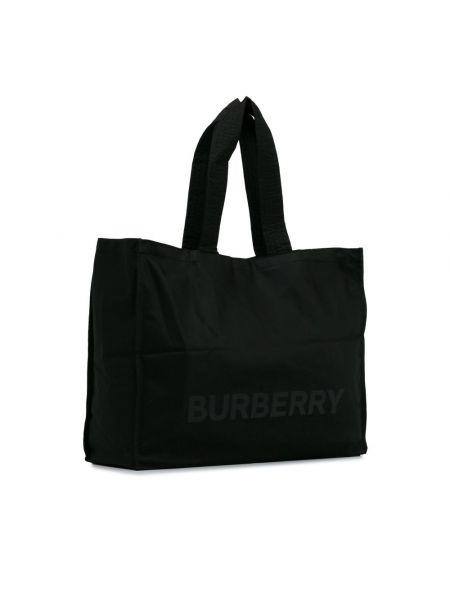 Nylon shopper handtasche Burberry Pre-owned schwarz