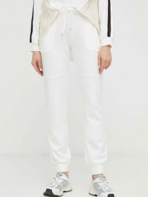 Белые однотонные спортивные штаны Liu Jo