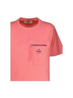 Koszulka Fendi różowa