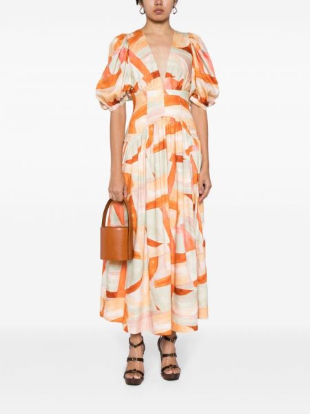 Sukienka z nadrukiem w abstrakcyjne wzory Acler
